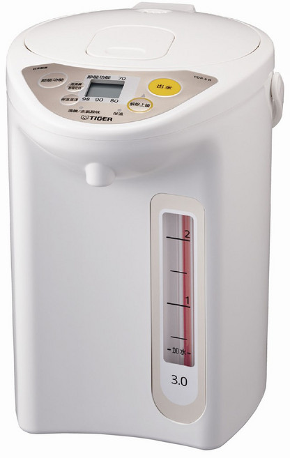 TIGER 虎牌 4.0L 微電腦電熱水瓶 PDR-S40R, 白色