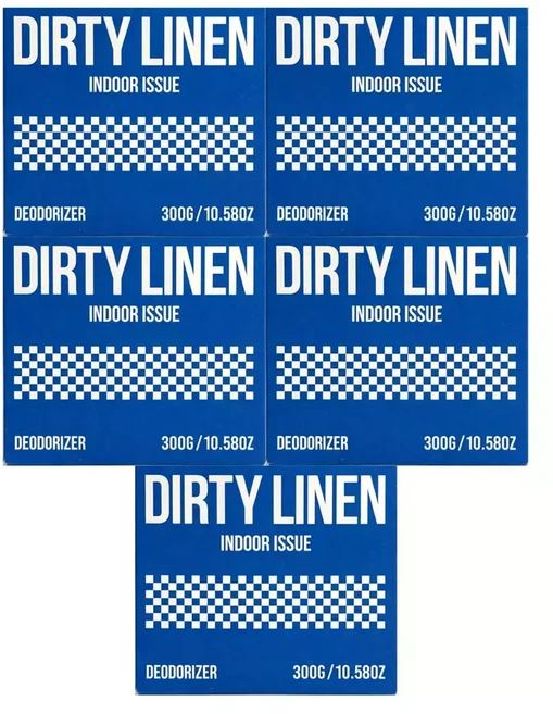 더티린넨 인도어이슈 실내 탈취제 300g 5개 / 써클