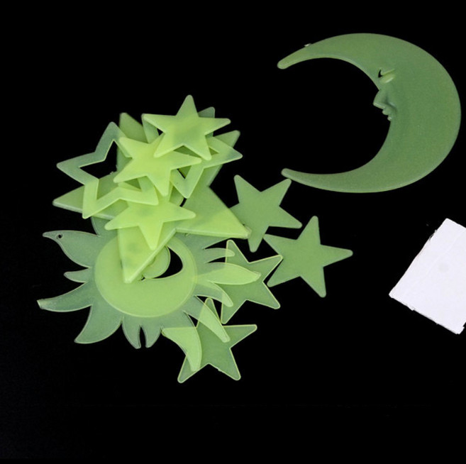 이샵 야광 스티커 별 12P 야광별 아이방스티커 벽꾸미기스티커