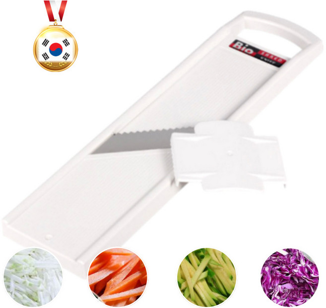 마켓톡톡 국민템 만능 바이오 채칼 3단 두께조절, 1개, 화이트