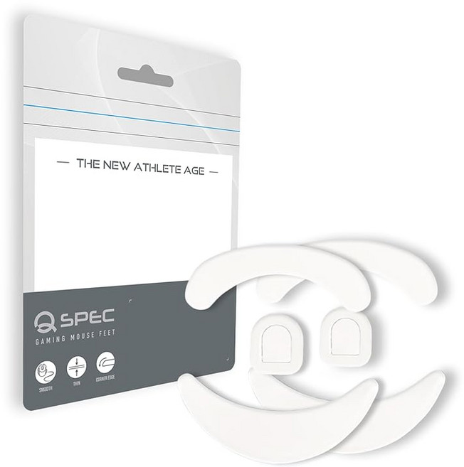 QSPEC 마우스솔 게이밍 Ninjutso Sora/Sora V2용 게이밍 마우스 무선 슈퍼 라운드 엣지 가공 프로용 (Ninjutso Sora/Sora V2 SURUGA(PTF