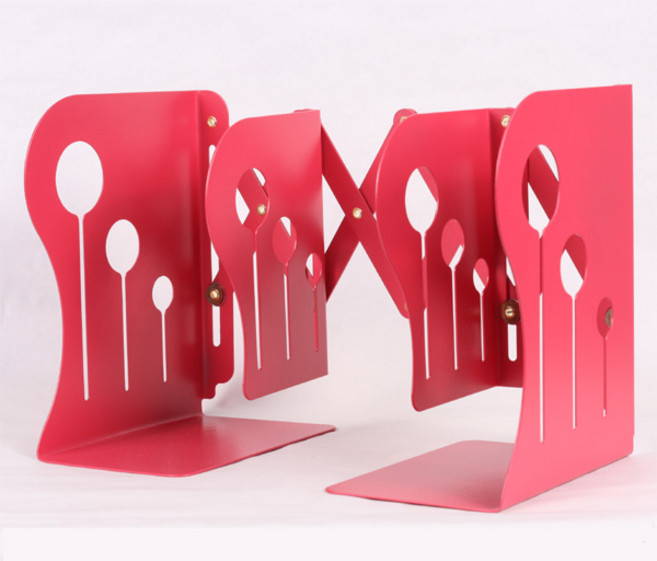 Academy 다이나믹 북앤드 책꽂이 대형 핑크 준비물 학용품 신학기 문구, 단품