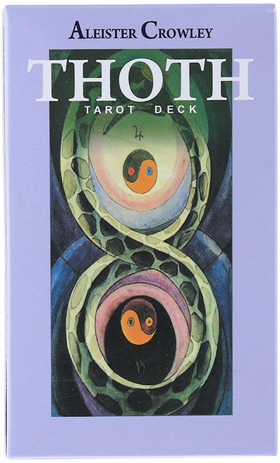 Thoth Tarot 78 카드 오라클 연주 카드 파티 보드 G에 대한 신비한 점, 1개