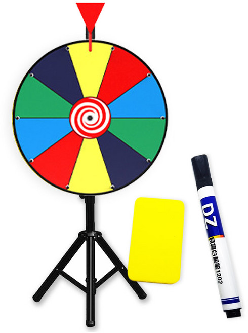 제로앤나인 룰렛 돌림판 추첨 뽑기판, 1개, 혼합색상