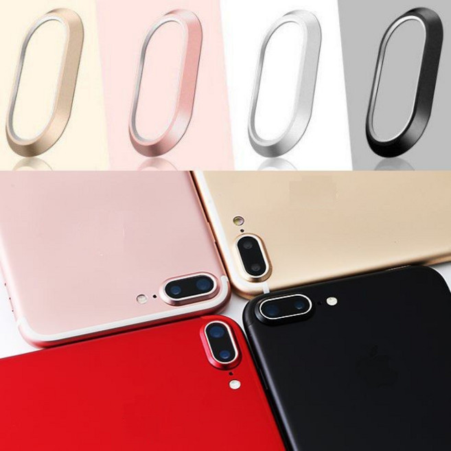 iPhone 鋁合金鏡頭保護框 防刮, 1個, i7/i8 香檳金