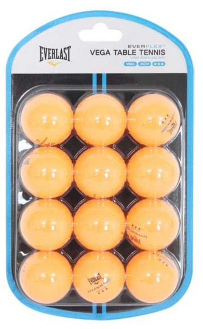 에버라스트 탁구공 3성 EVTB-3012 (12개입), 오렌지