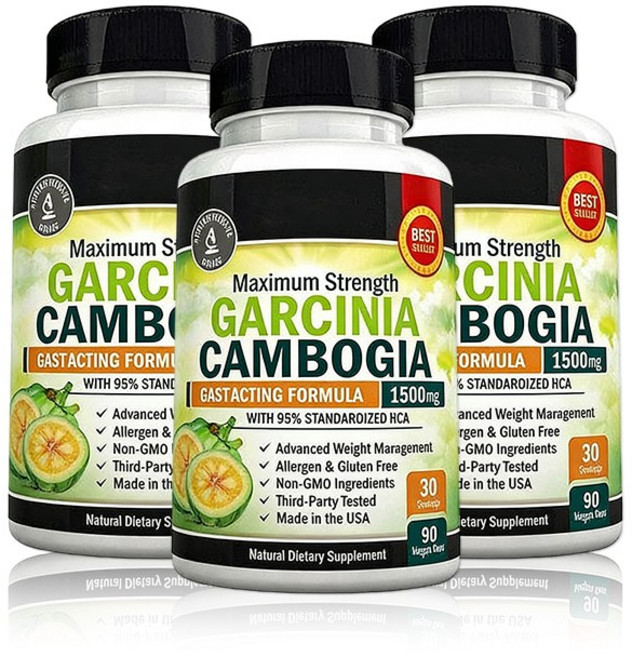 藤黃果膠囊 促進新陳代謝 增強飽足感 90粒, 2個, 60顆