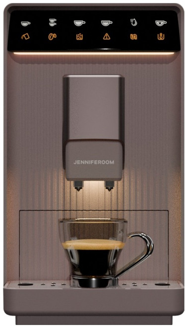 제니퍼룸 바리스타 아르떼 전자동 커피머신, CaFE_JRK/EM19T1BR, 브라운