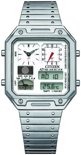 5위 - 시티즌 THERMO SENSOR 서모센서 아나디지 템프 JG2120-65A 실버
