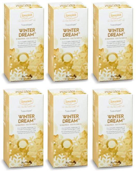 로네펠트티 윈터드림 Winter Dream 독일 25티백 6팩, 6개, 25개입, 37.5g