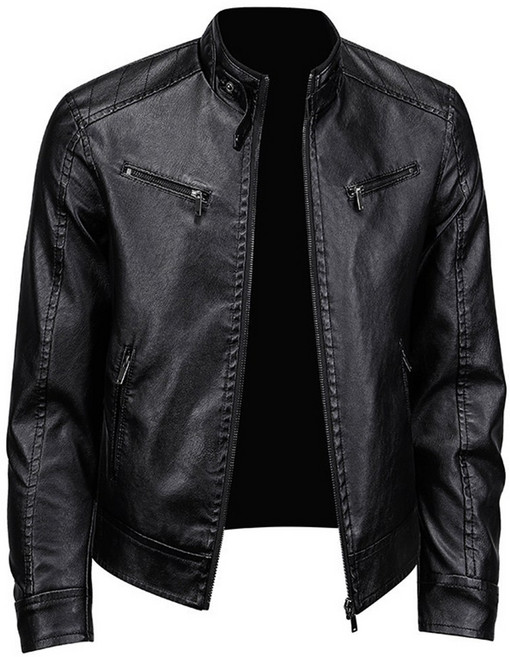 벤브로 남성용 데일리 라이더 자켓 캐주얼 가죽자켓+워런티 카드