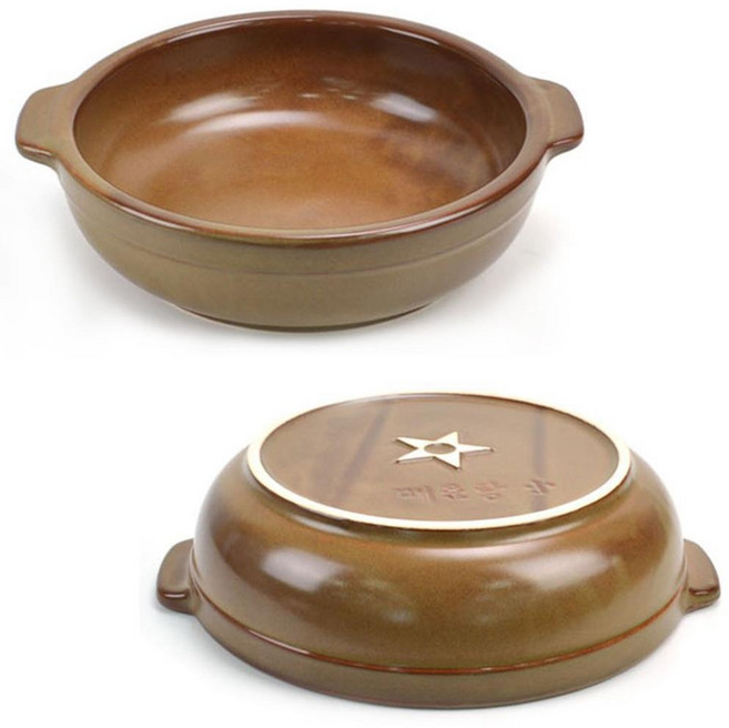 황토 내열 도자기 매운탕 식당 전골 냄비 해물탕냄비 오뎅탕냄비 식당전골냄비, 홍익 매운탕 대, 1개