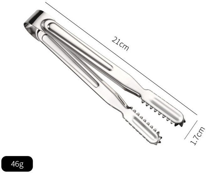 不鏽鋼冰夾 食品夾 8吋, 1個, 9ml