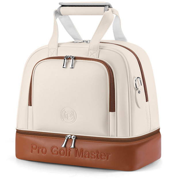 PGM 이층 골프보스턴백여성 골프보스턴백여성 신발 하층 코너, 브라운