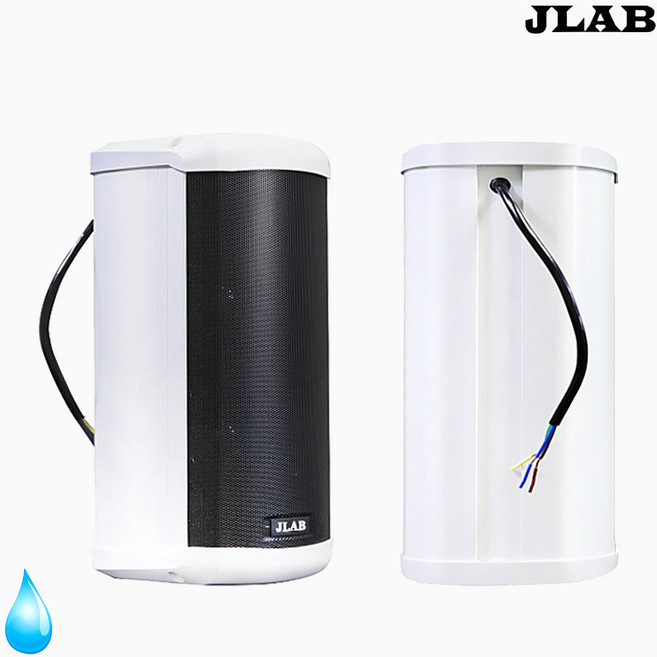 [당일발송 / 17시마감] 제이랩 JP-100K 컬럼스피커 1개 방수 야외용 10W + 브라켓