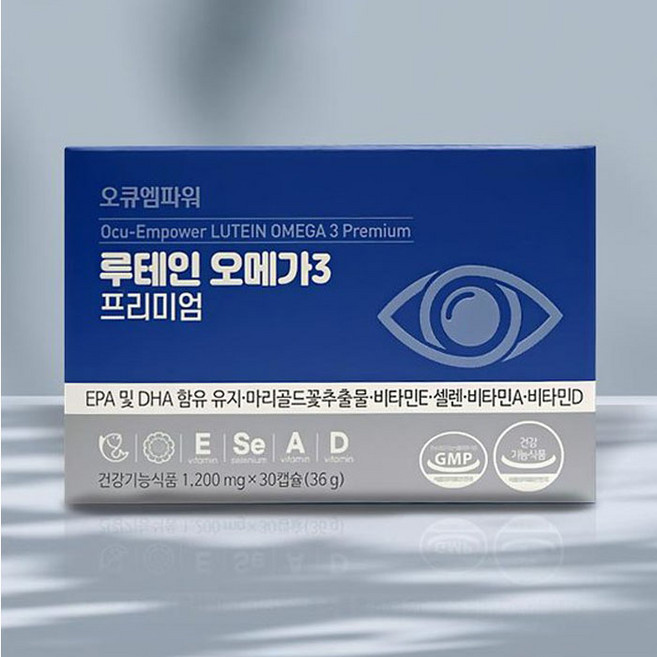 오큐엠파워 루테인 오메가3 프리미엄, 30정, 1개