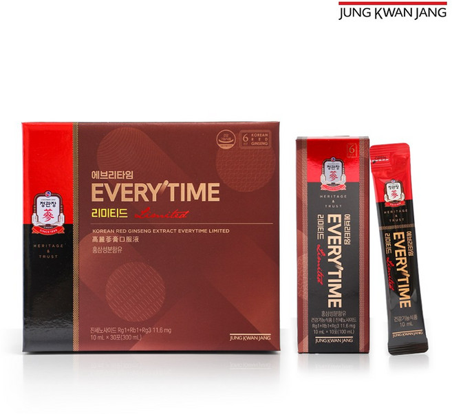 에브리타임 홍삼정 리미티드 30p, 1개, 30회분