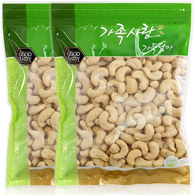 가온애 볶은 캐슈넛, 400g, 2개