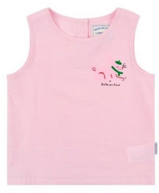 [백화점출고] 베베드피노 언더웨어 핑크래빗시어서커민소매티셔츠(BU42TL405)