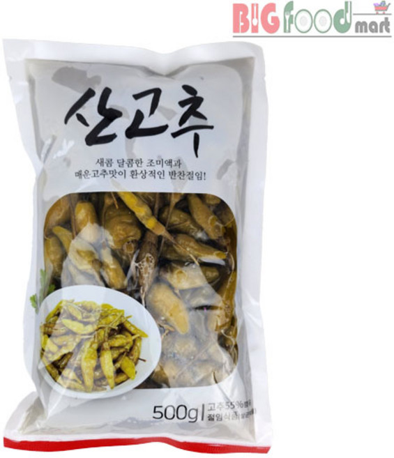 코우 산고추 500g 절임고추 반찬, 1개