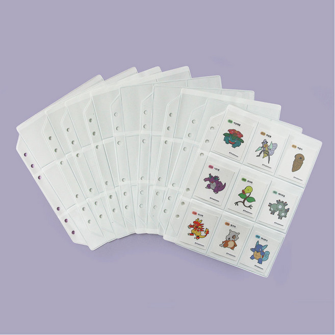 [잼스튜디오] A6 WIDE 6공 - 띠부용 리필 포켓