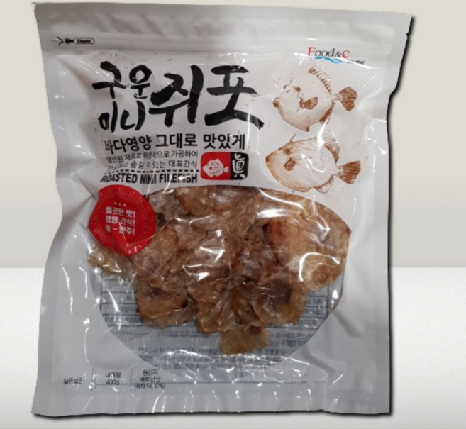 푸드앤씨 구운 미니 쥐포 400G 코스트코, 1개