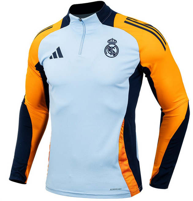 아디다스 24 레알 마드리드 하프집업 트레이닝 탑 긴팔 티셔츠 IT5118