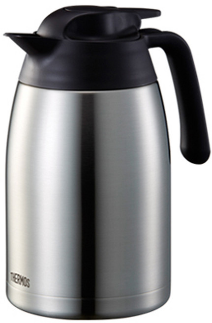 써모스 스테인리스 포트 THV-1501K / 보온보냉 주전자, 1500ml, 스테인리스브라운, 1개
