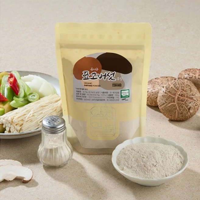 유기지기 유기농 표고버섯 분말, 100g, 1개 - 쿠팡
