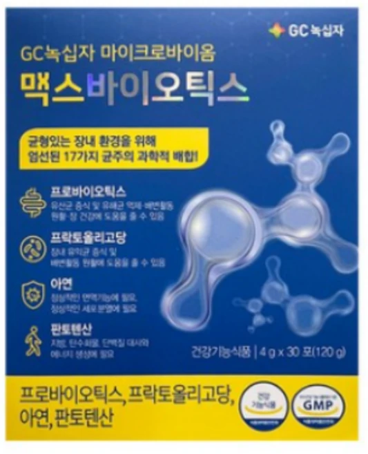GC녹십자 마이크로바이옴 맥스바이오틱스, 4g, 60개 - 쿠팡