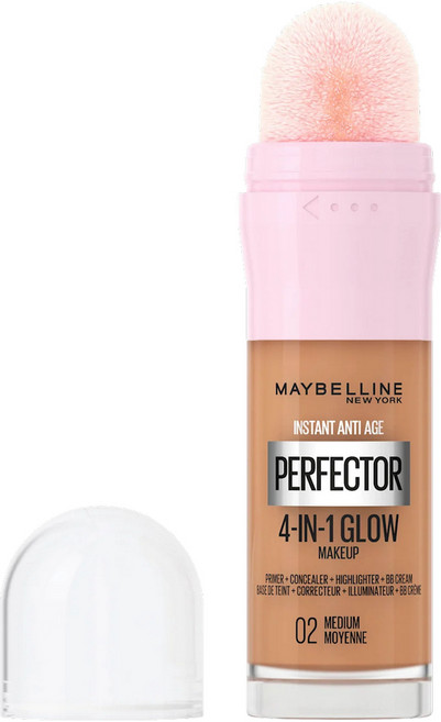 Maybelline 메이블린 인스턴트 02 미디엄 4in1 퍼펙터 글로우 20ml Instant Perfector Glow Medium, 상세참조, 1개
