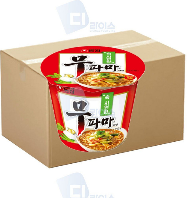 농심 무파마탕면 큰사발 16개 해장 컵라면 큰컵 간식 ala+510yb