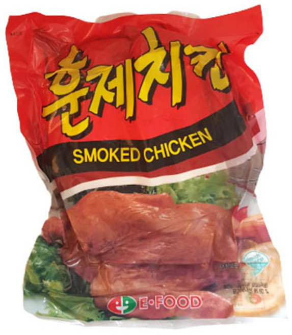 (무)(냉장)이푸드 훈제치킨7호 480g, 3개