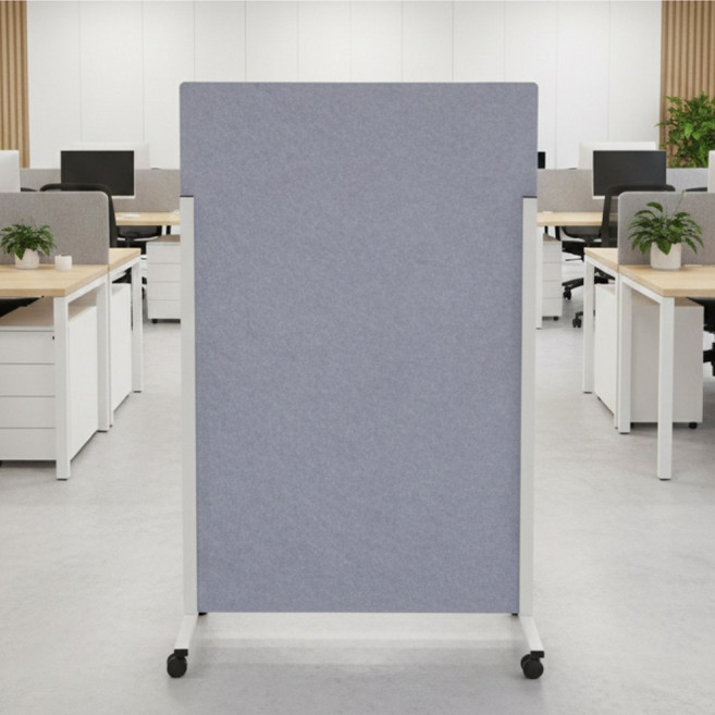 사무실파티션 사무용 파티션 책상 칸막이 회사 이동식 높이조절 가림막 공간분리 인테리어, 라이트그레이(15mm)