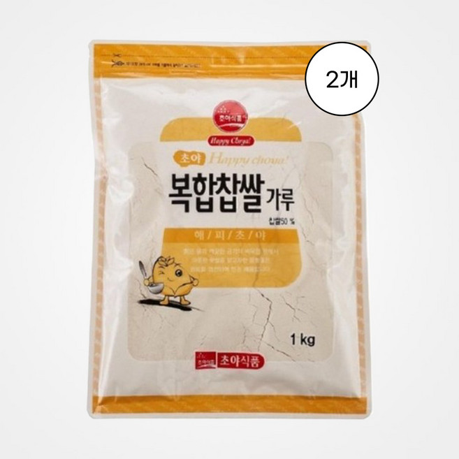 초야 복합찹쌀가루, 1kg, 2개