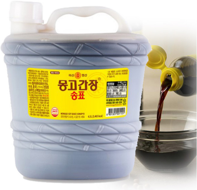 몽고식품 송표간장, 4.5L, 1개