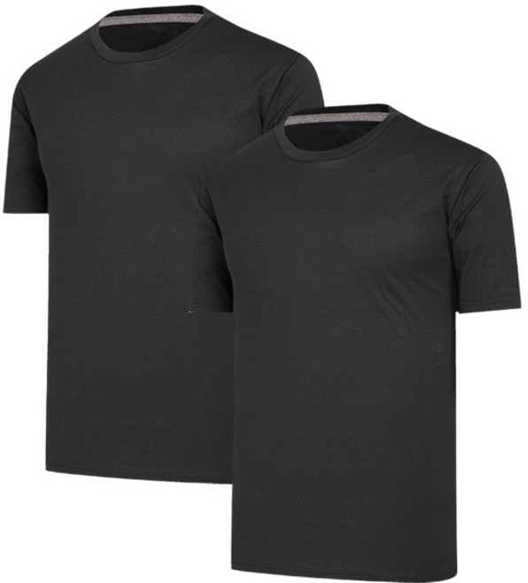 1+1 YLD 소로나 라운드 반팔 티셔츠 스판 기능성 쿨링 데일리 반팔티