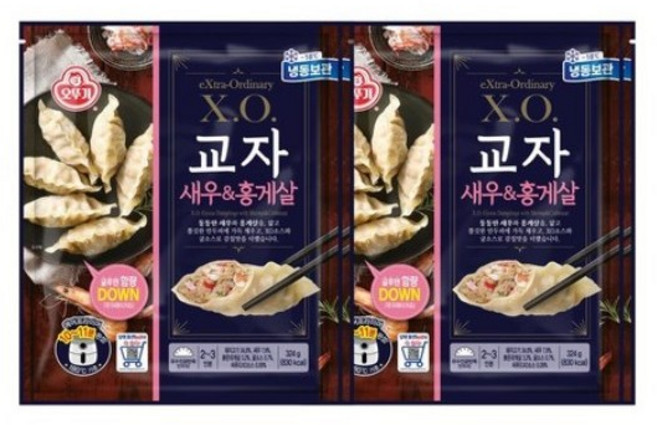 오뚜기 [오뚜기] XO 교자새우 & 홍게살 만두 324g, 4개