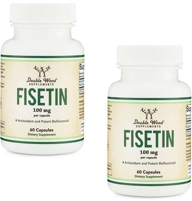 더블우드 피세틴 Fisetin 100mg 60캡슐 2개 - 쿠팡