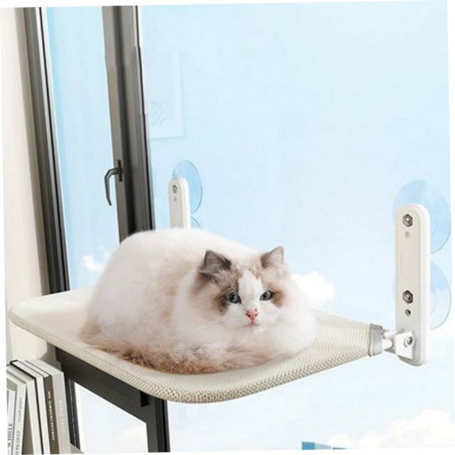 접이식 고양이 창문 해먹 흡착식 고양이 창문 침대 창가 이동 79000EA 1EA, 본품