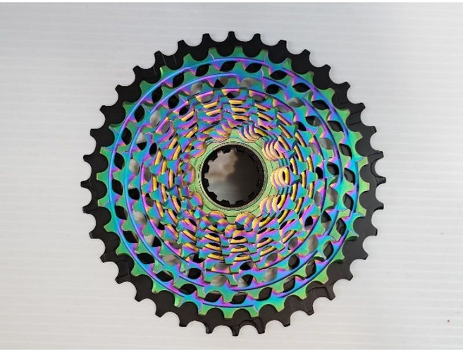 SRAM RED AXS E1 12S 油壓煞把變把 卡鉗 前變速器 長腿後變速器 飛輪 12速, 1個, XG-1290 彩虹飛輪10-36T