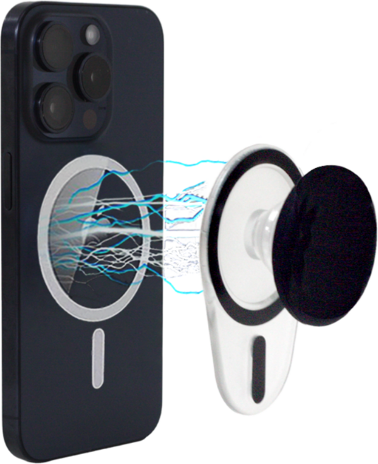 데이플랜 맥세이프 그립톡 마카롱 자석 스마트톡, 1개, 그린