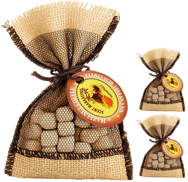 헤즐넛 커피방향제 x(3개) 탈취와 향기 차량용 화장실, 1개, 1개