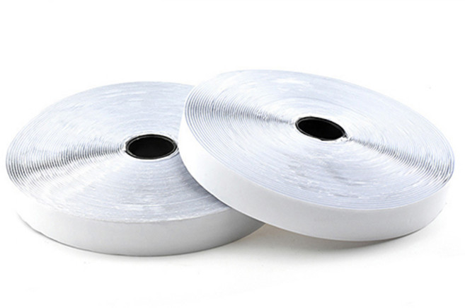 ASSARE 롤타입 벨크로 찍찍이 테이프 세트 20mmx10m, 화이트, 1개