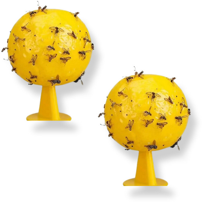 살림살림 옐로우 해충 초파리 날파리 퇴치 끈끈이 트랩 2개입, 1세트