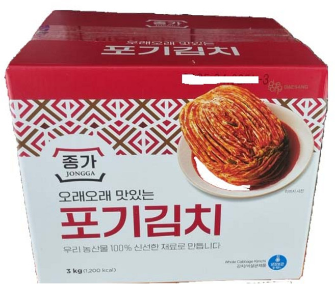 종가집 포기김치 3kg, 1개
