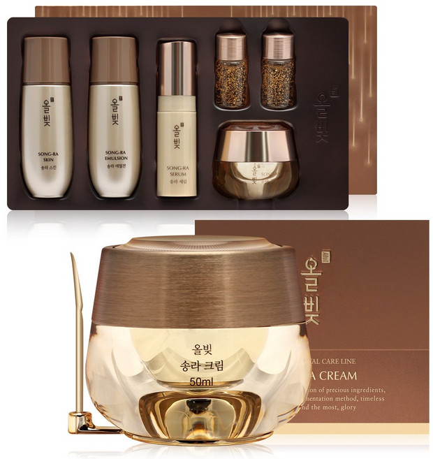 올빚 송라 크림 50ml + 송라 3종 키트, 1개