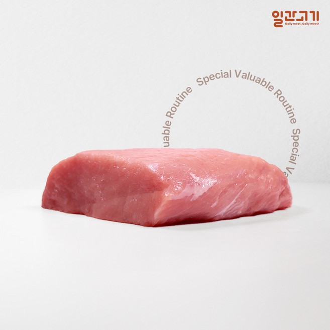 [일간고기][냉장] 국내산 한돈 등심 장조림용 500g, 1개