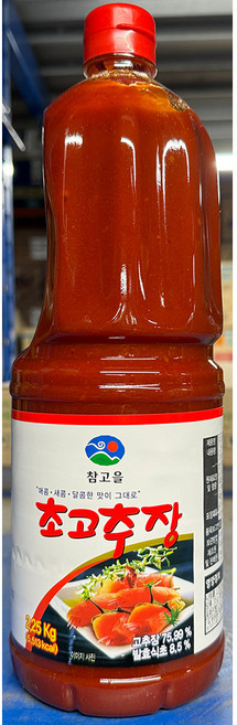 대량 초장 2.25Kx8 업소용 회소스 초고추장 양념 식당, 8개, 2.25kg