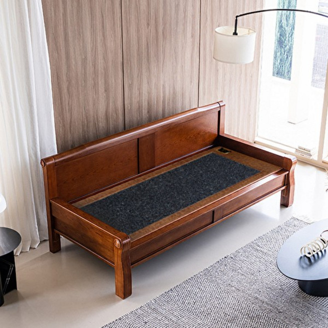 명품의료기 [전용패드 증정] DS 223SF 게르마늄 돌소파, 브라운, 브라운